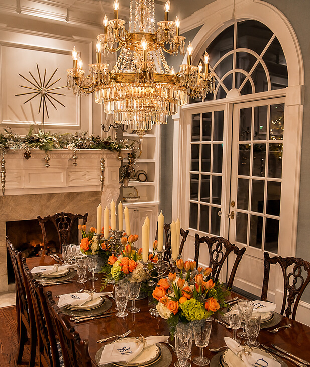 Elegant formal dining room