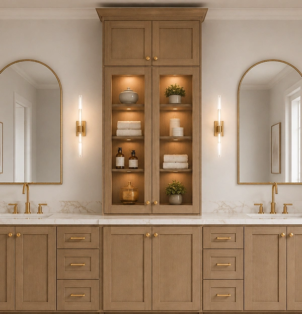 Twin vanity bathroom